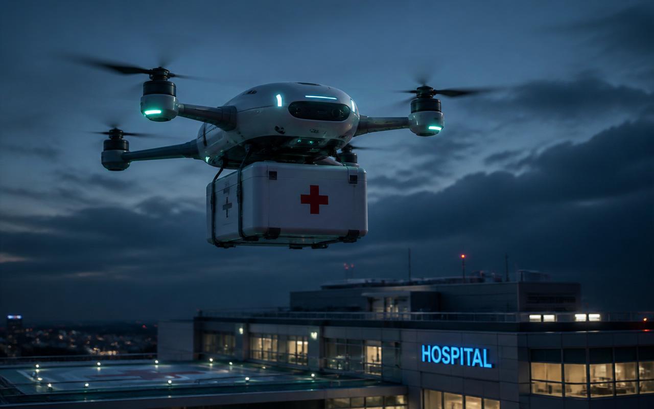 Medical delivery, from the sky.
